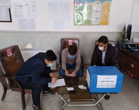 شمارش آراء انتخابات شورای دانش آموزی